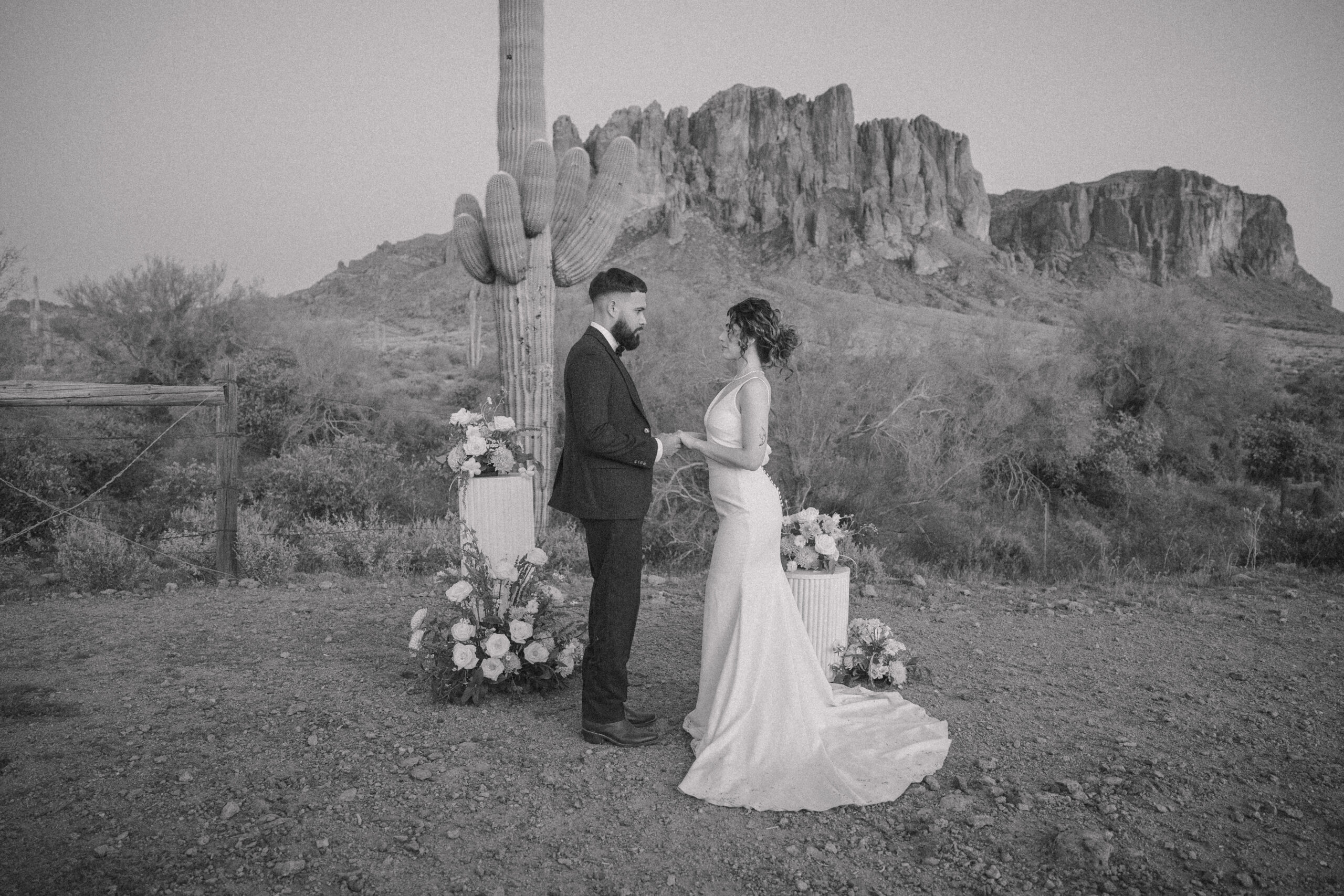 Arizona Elopement ceremony 