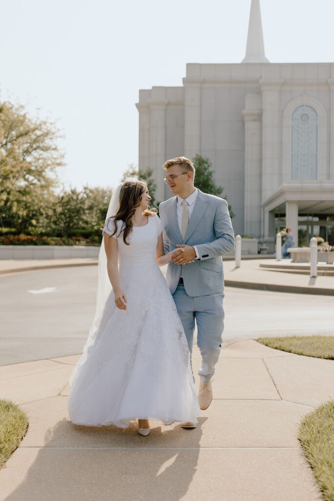 st louis LDS temple wedding
