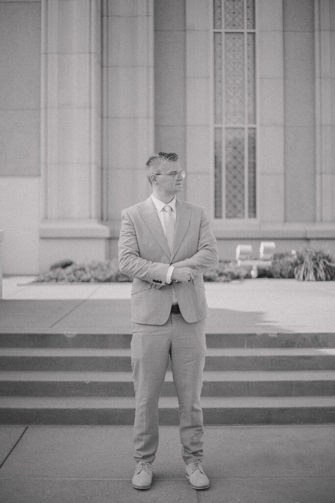 st louis LDS temple wedding