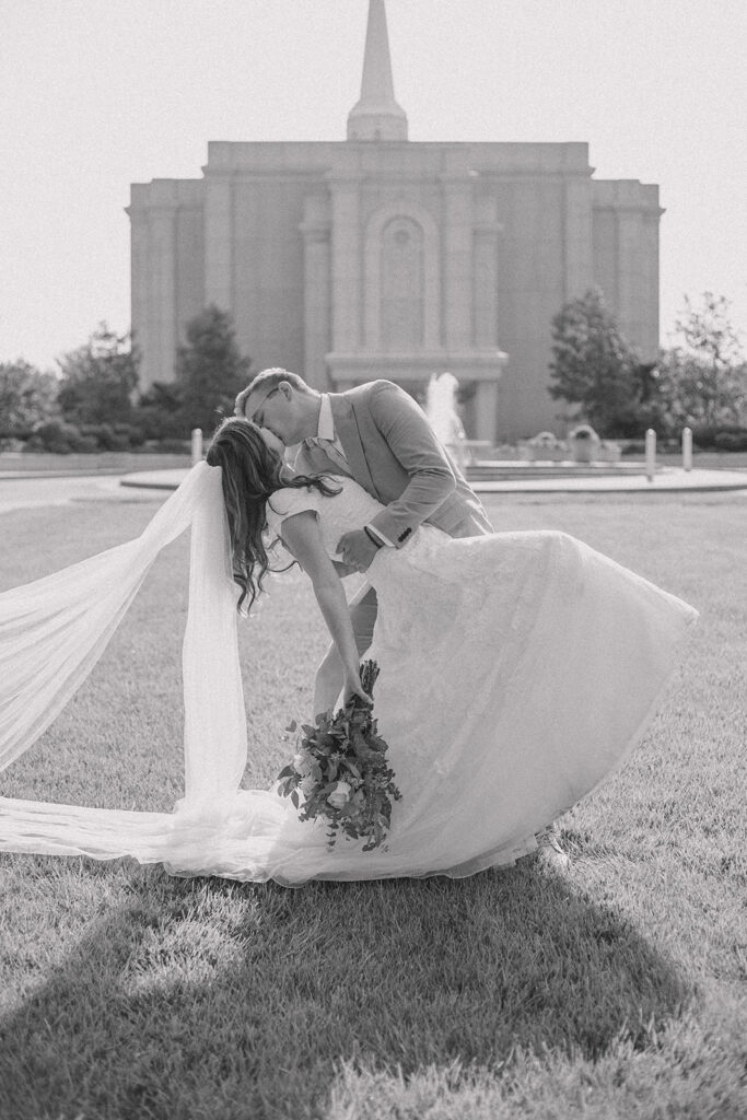 st louis LDS temple wedding