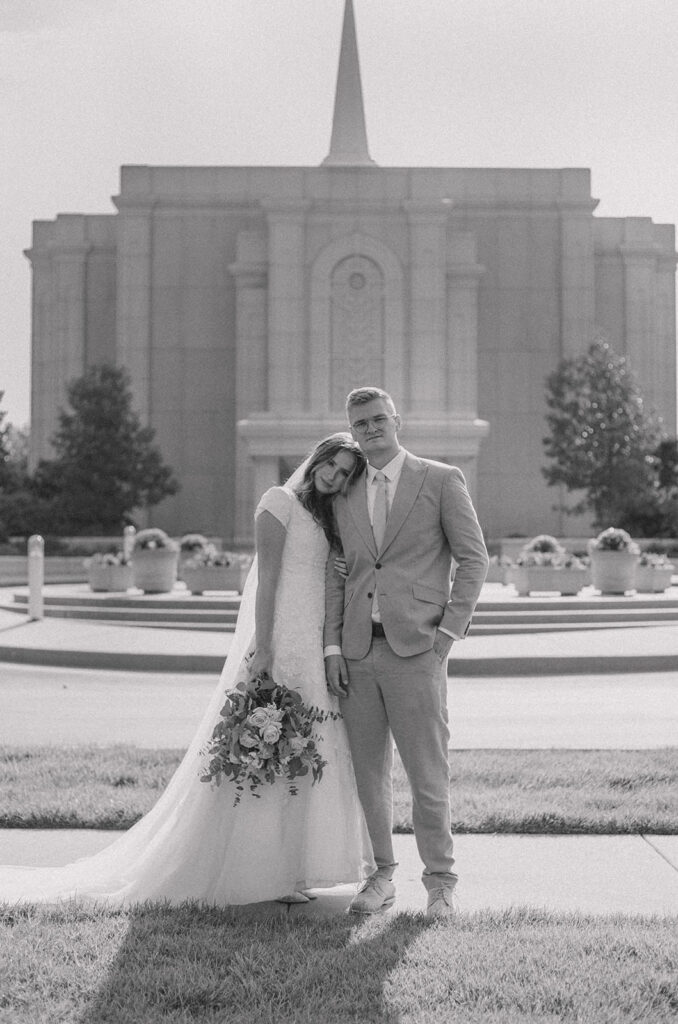st louis LDS temple wedding