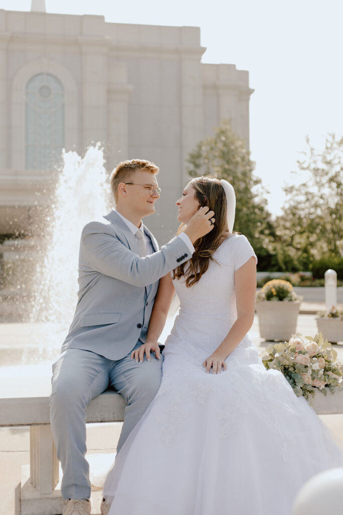 st louis LDS temple wedding