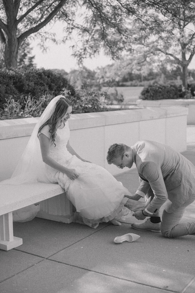 st louis LDS temple wedding