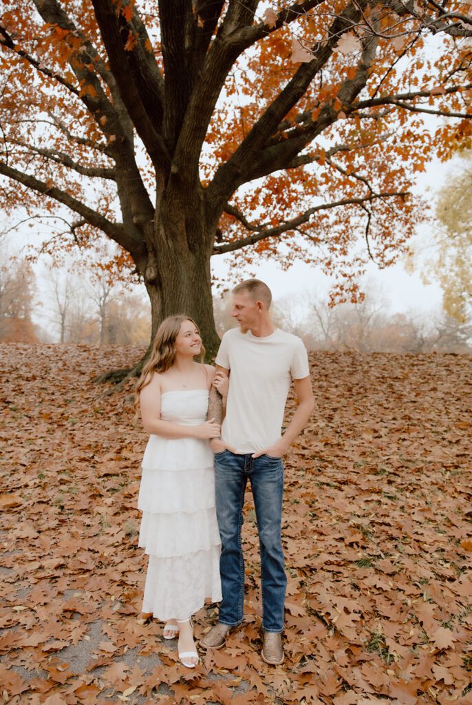 lafayette park engagement photos