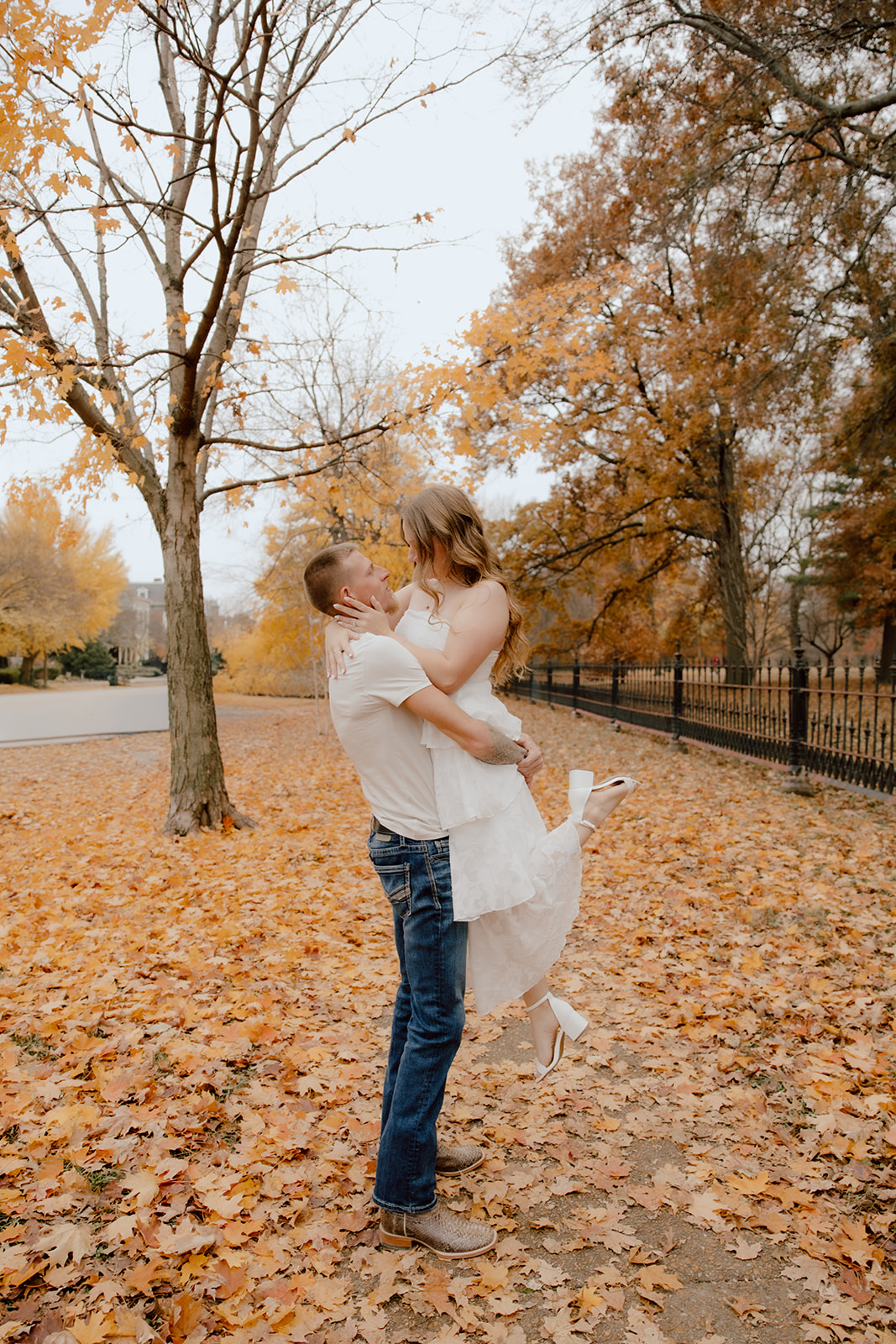 lafayette park engagement photos