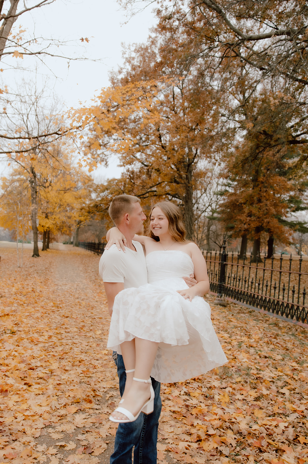 lafayette park engagement photos