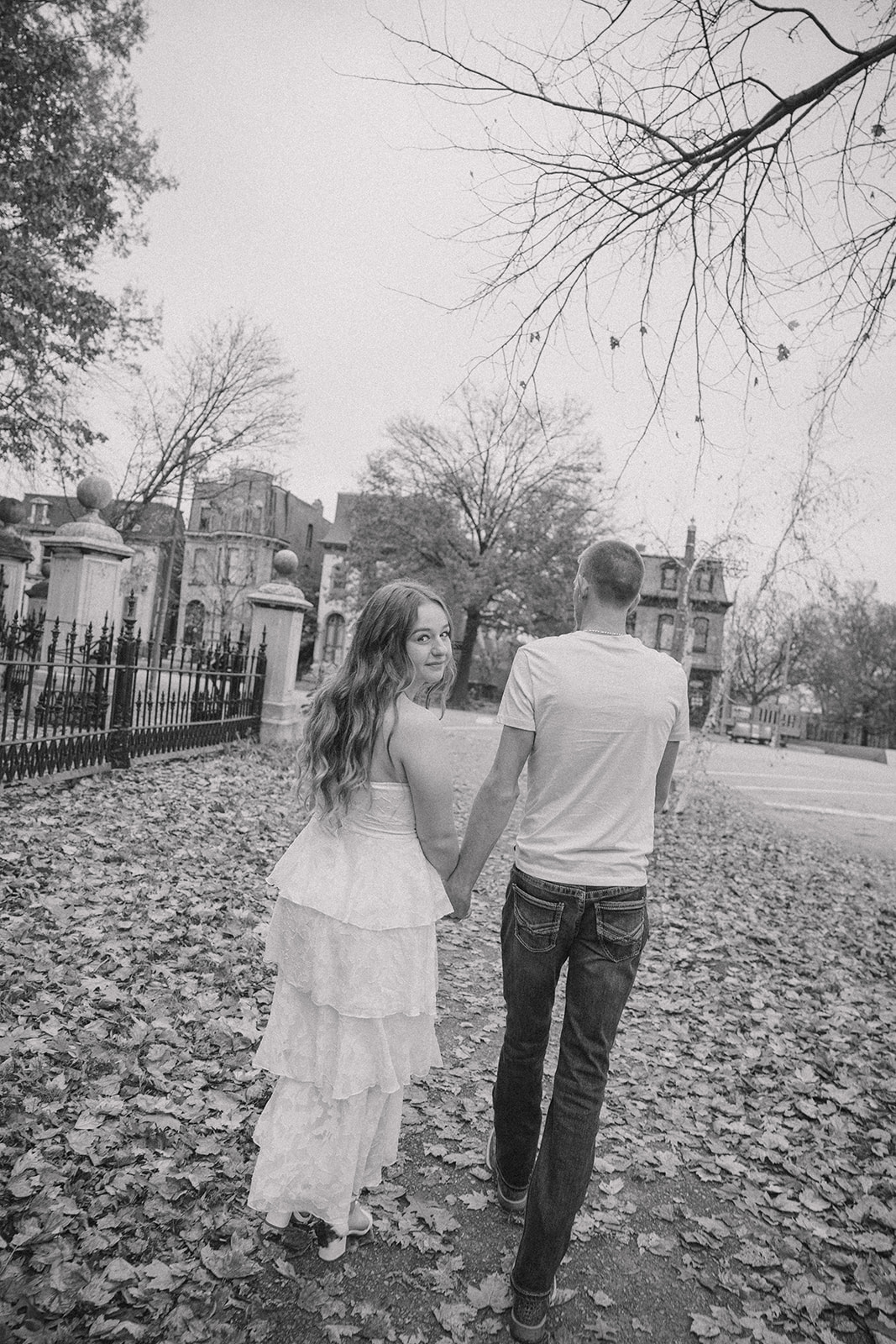 lafayette park engagement photos