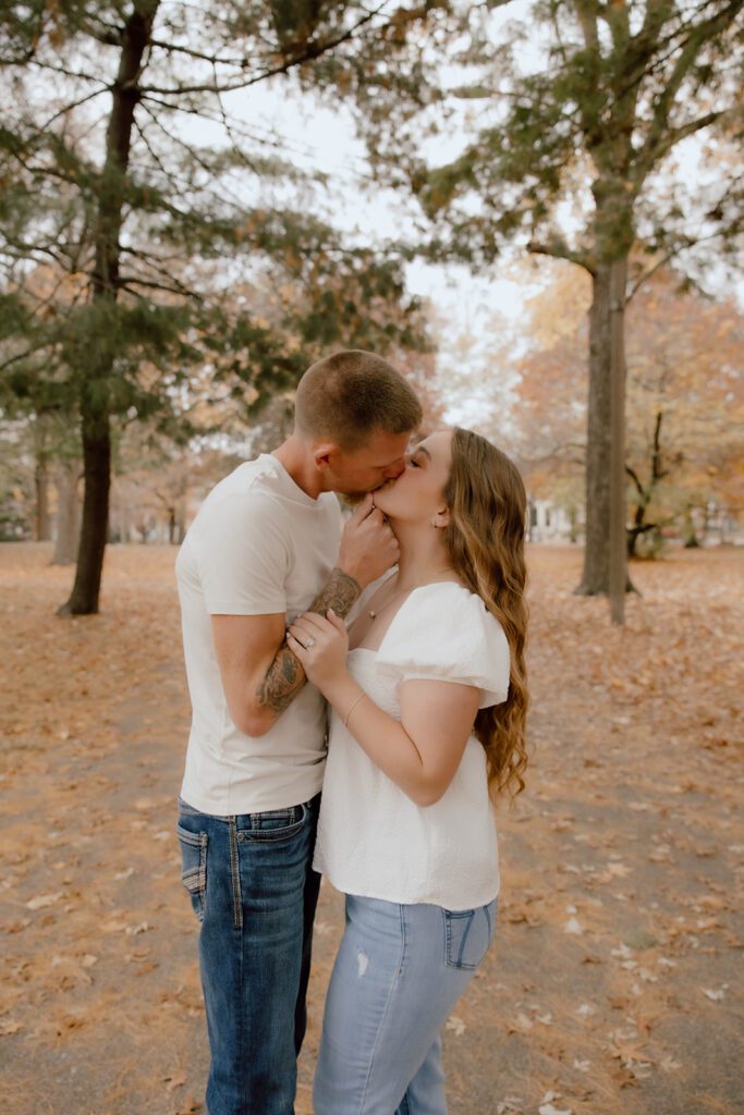 lafayette park engagement photos