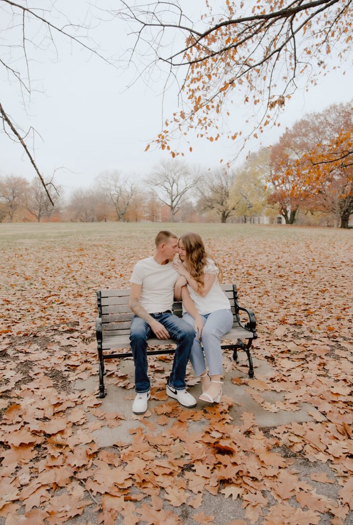 lafayette park engagement photos