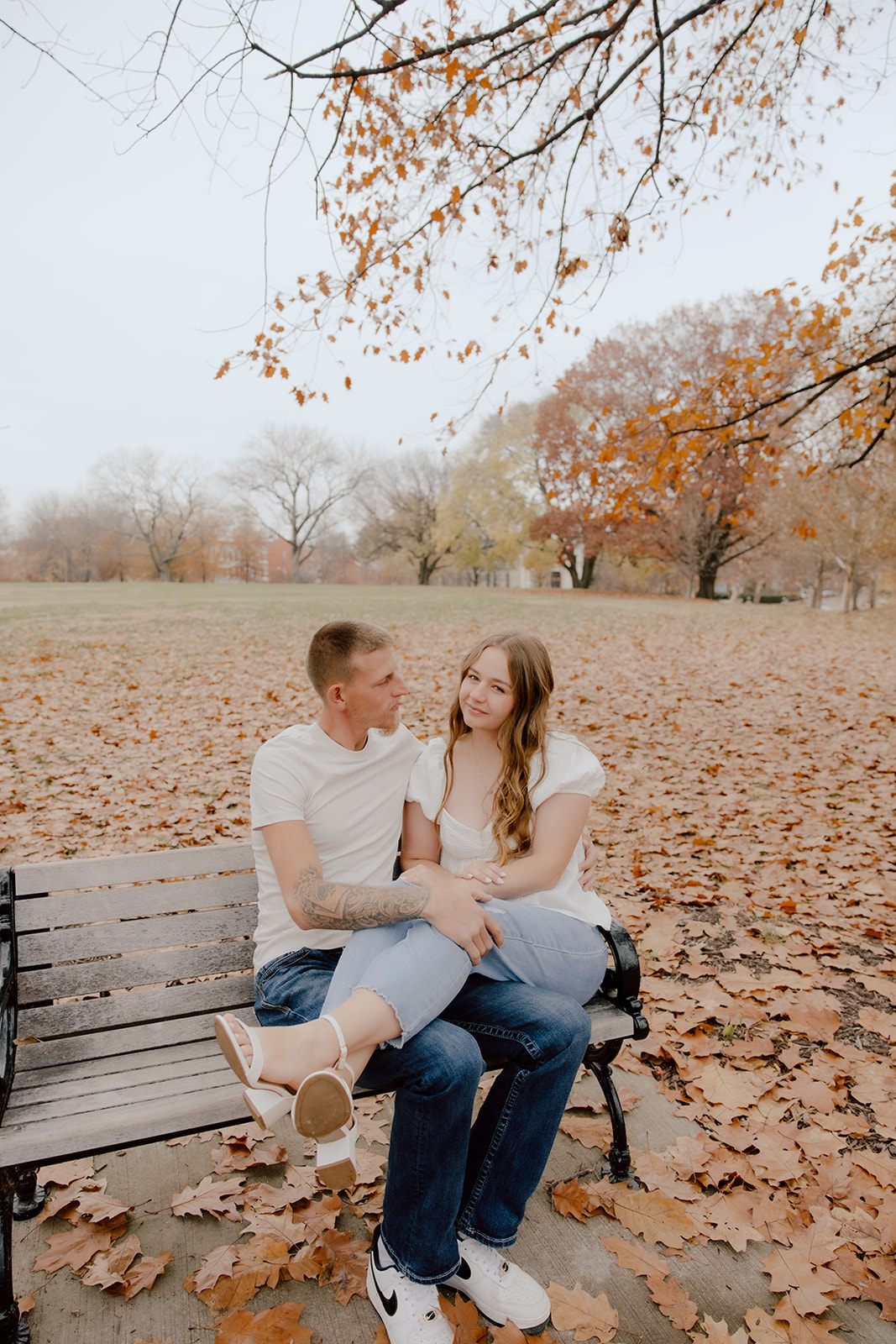 lafayette park engagement photos