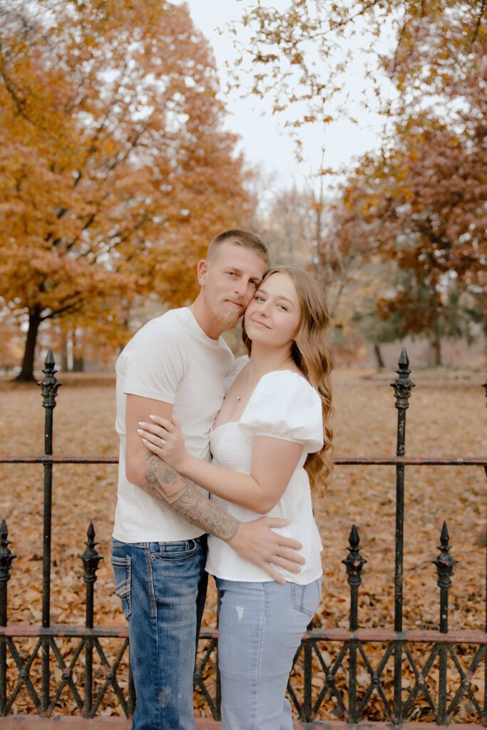 lafayette park engagement photos