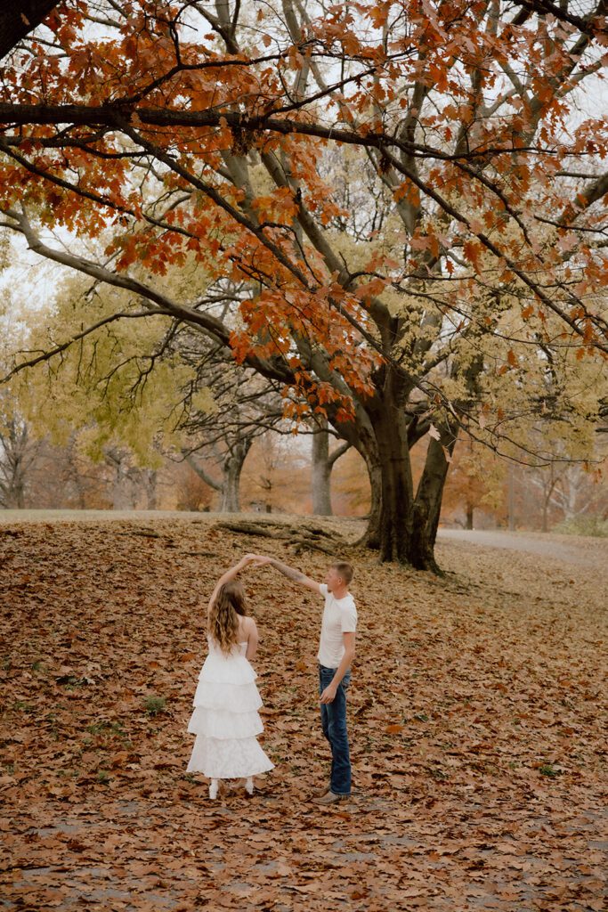 lafayette park engagement photos