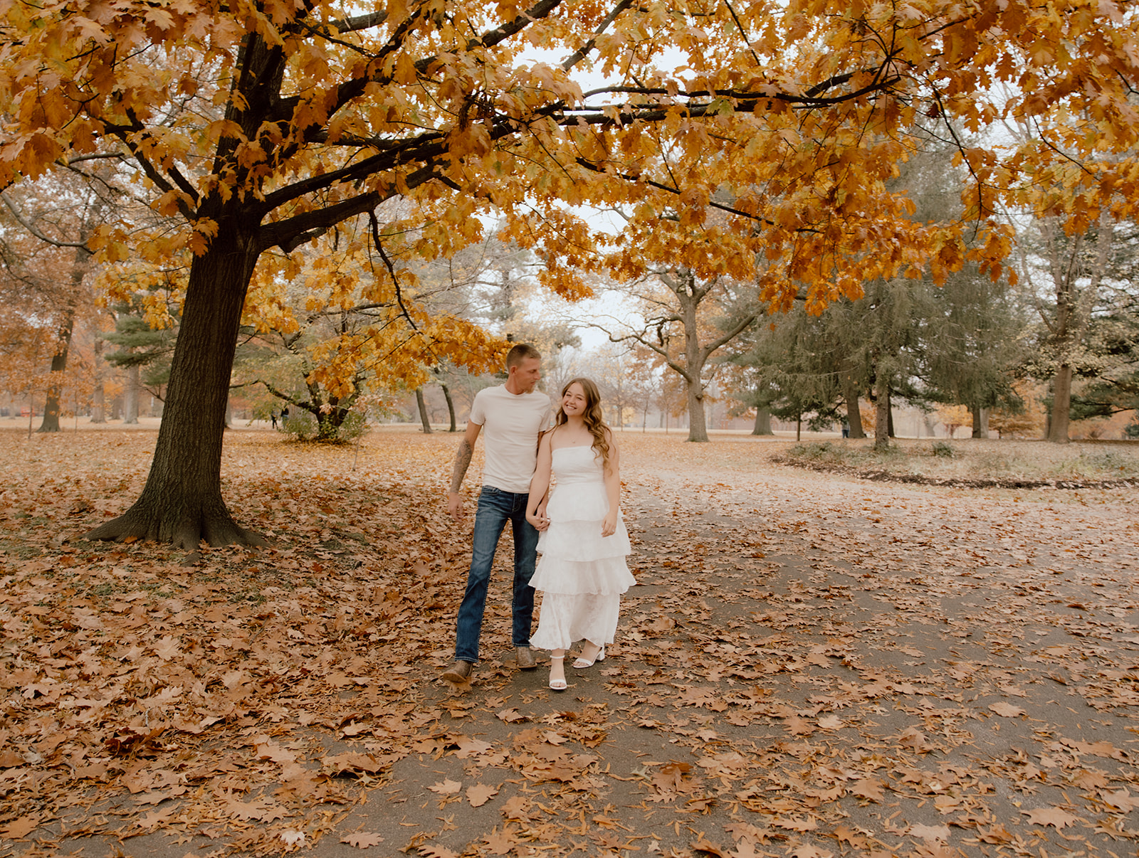 lafayette park engagement photos