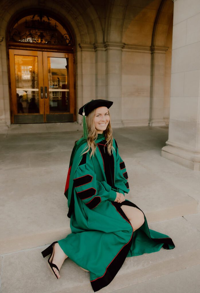 WashU graduation photos in st. louis