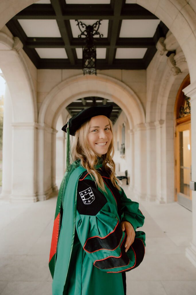 WashU graduation photos in st. louis