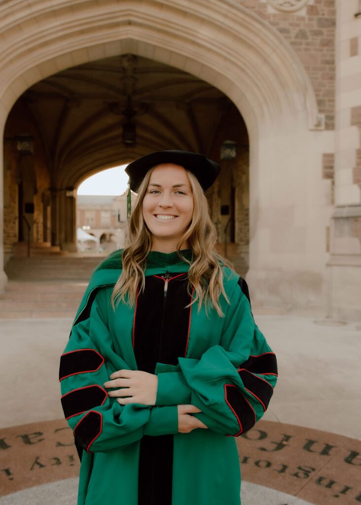 WashU graduation photos in st. louis