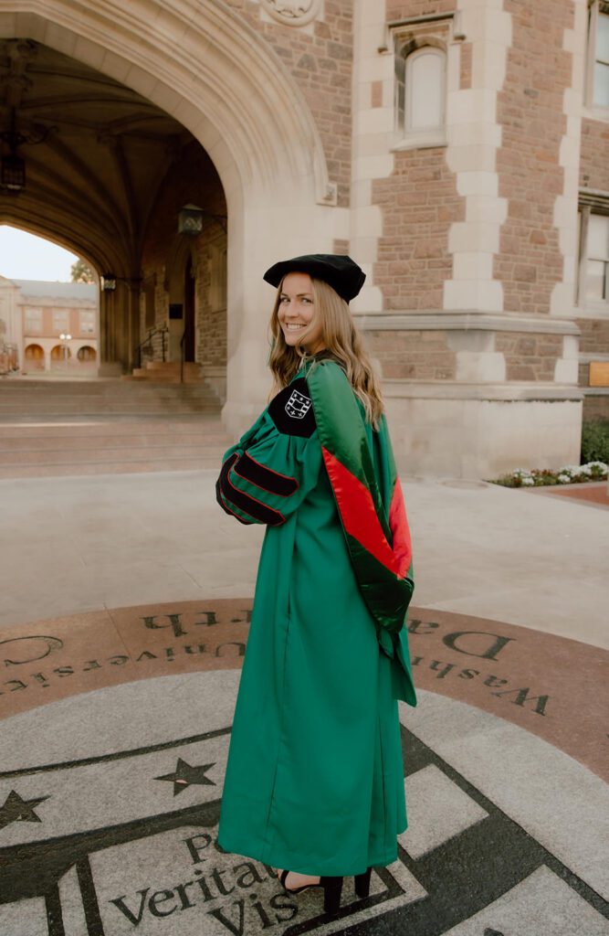 WashU graduation photos in st. louis