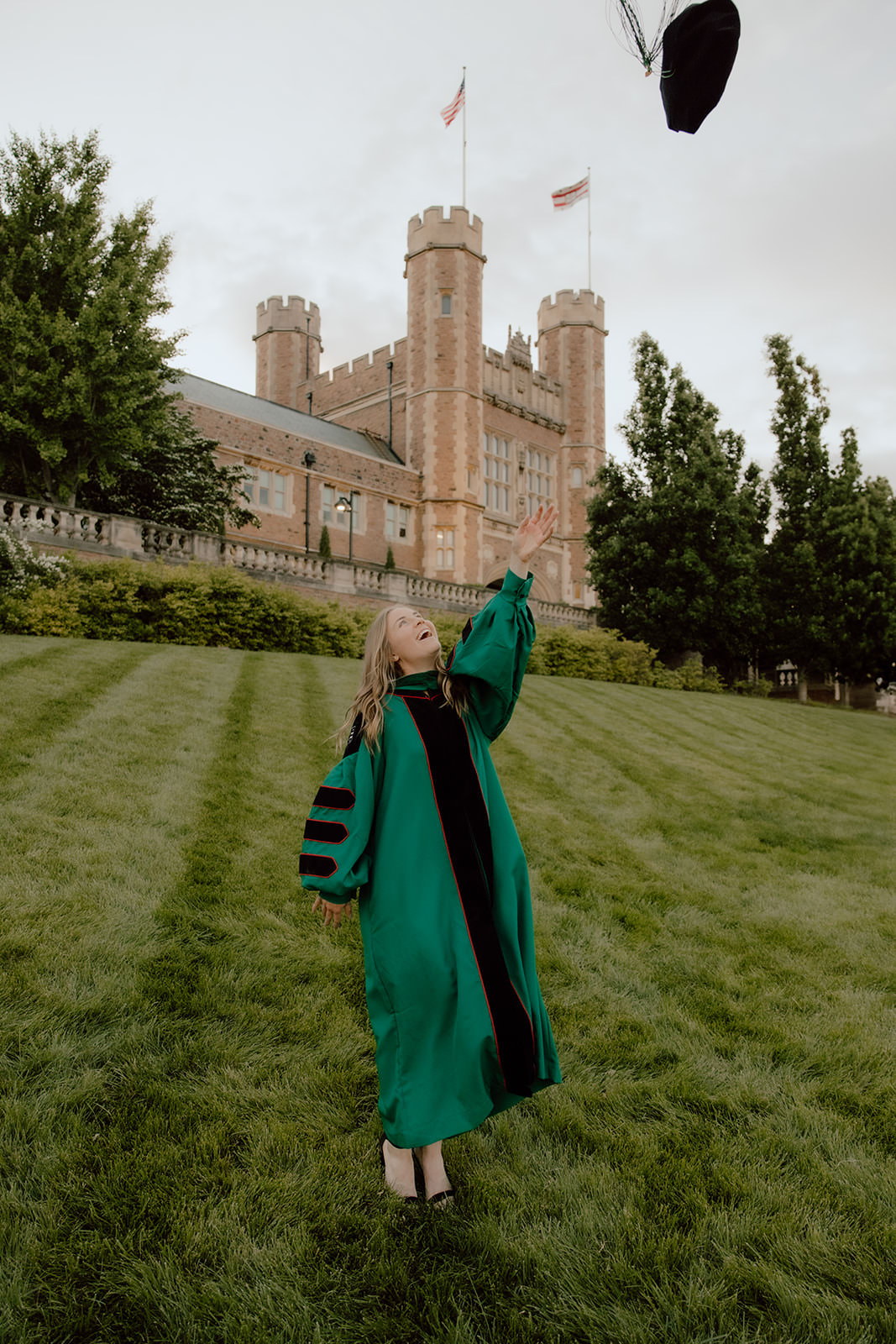 WashU graduation photos in st. louis