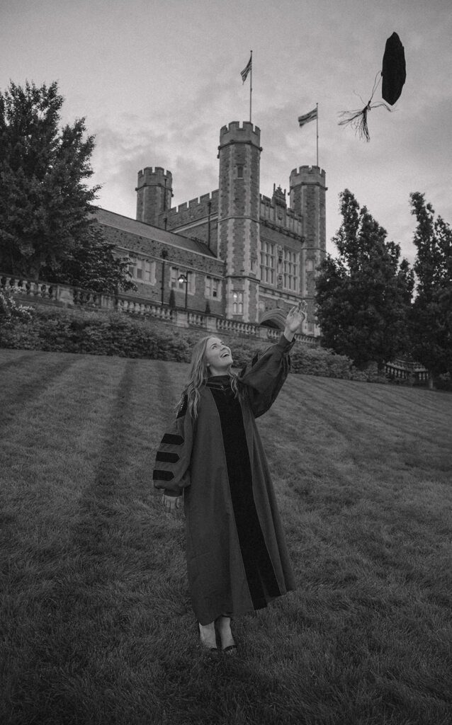 WashU graduation photos in st. louis