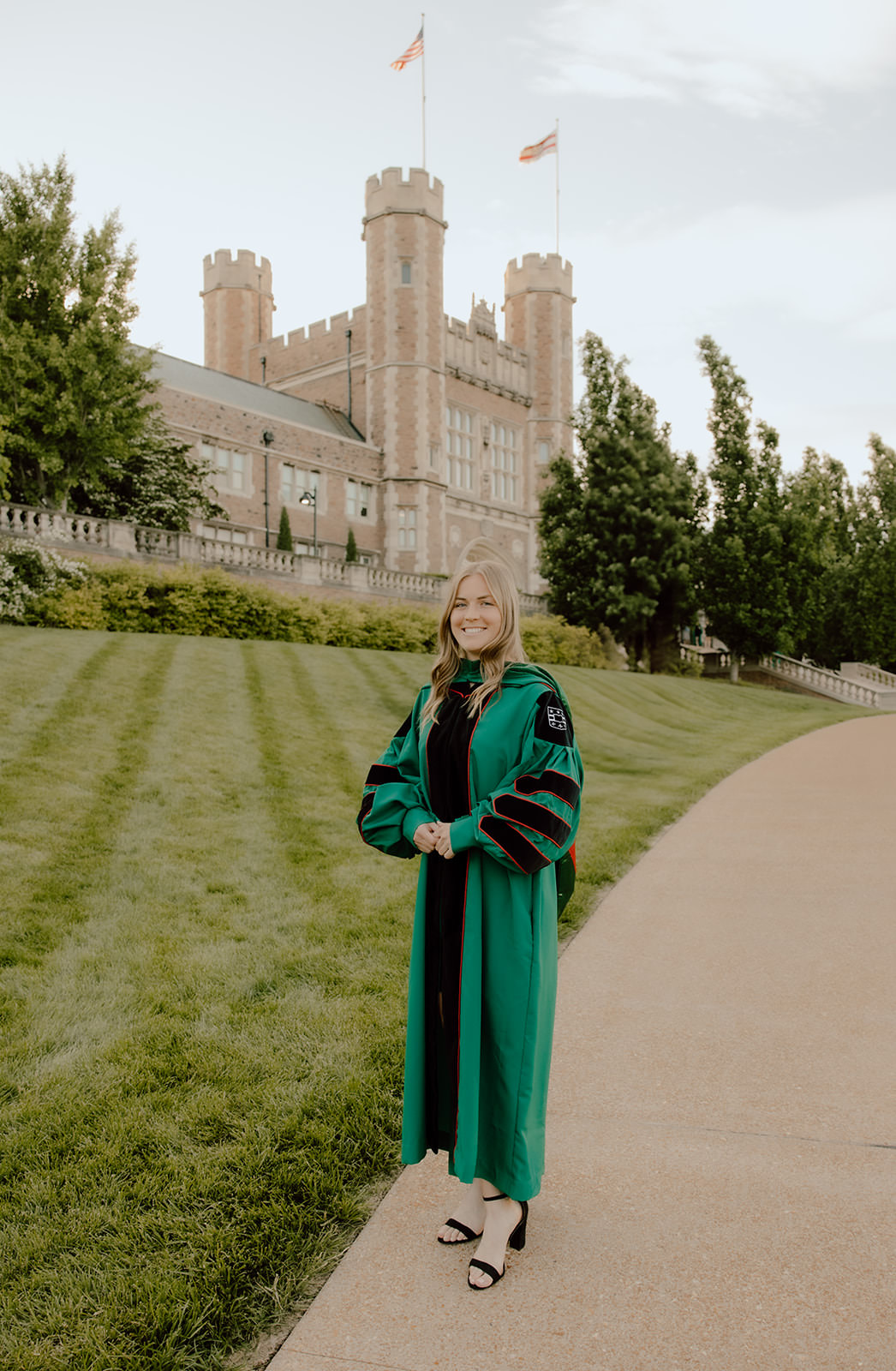 WashU graduation photos in st. louis