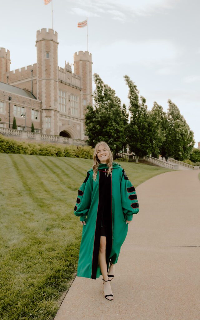 WashU graduation photos in st. louis